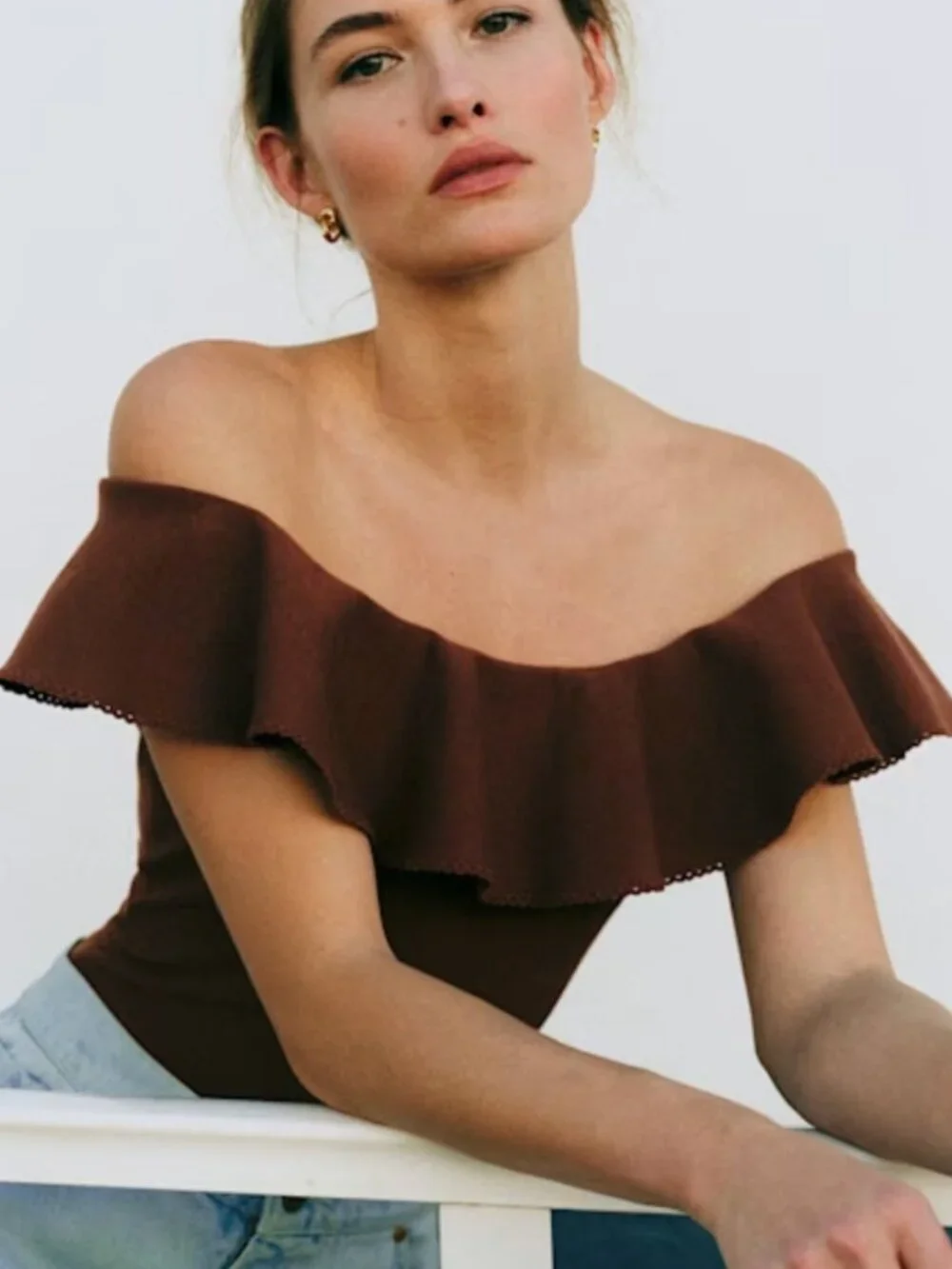 NWT Sezane Edith Bodysuit